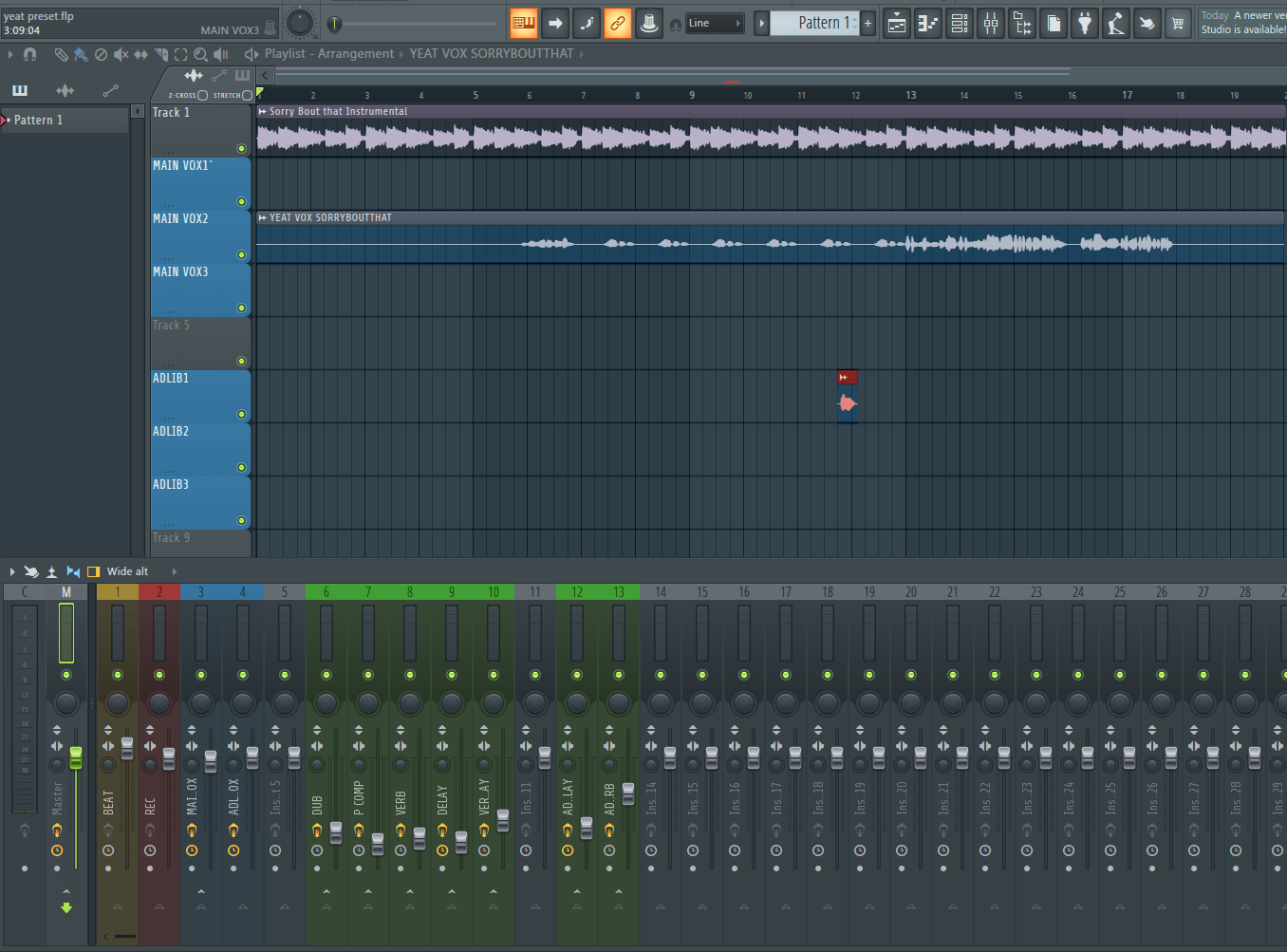 fl studio vocal preset